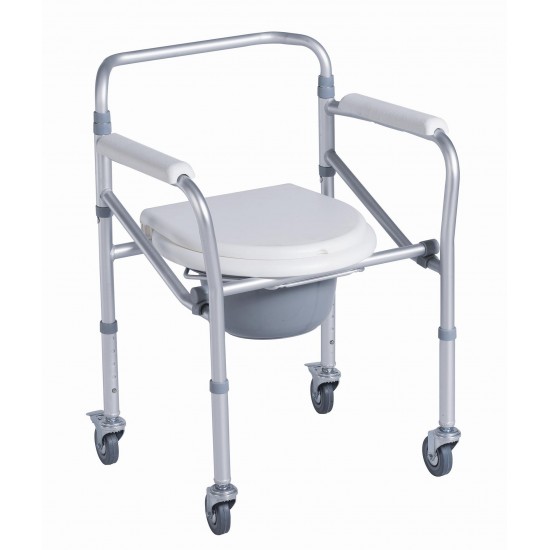 Sillón inodoro plegable con...
